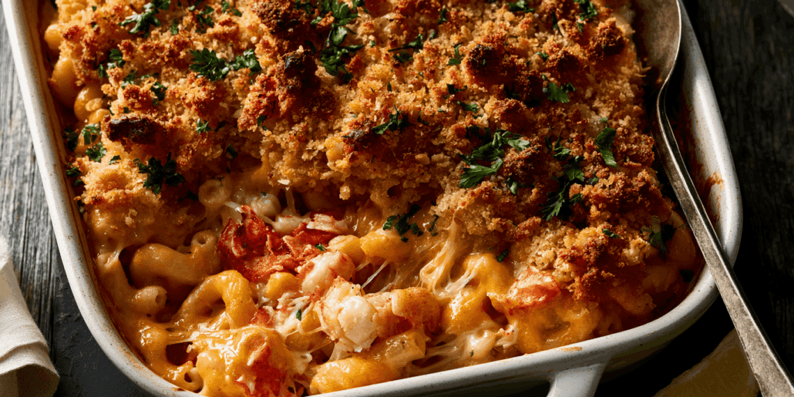 Luxurious Lobster Mac And Cheese Elevates Comfort Cuisine - Thefoodiebunch Lobster Mac And Cheese Baked With Gruyère &Amp; Panko