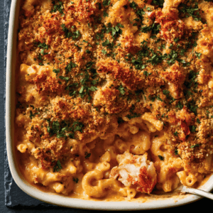 Luxurious Lobster Mac And Cheese Elevates Comfort Cuisine - Thefoodiebunch Lobster Mac And Cheese Baked With Gruyère &Amp; Panko