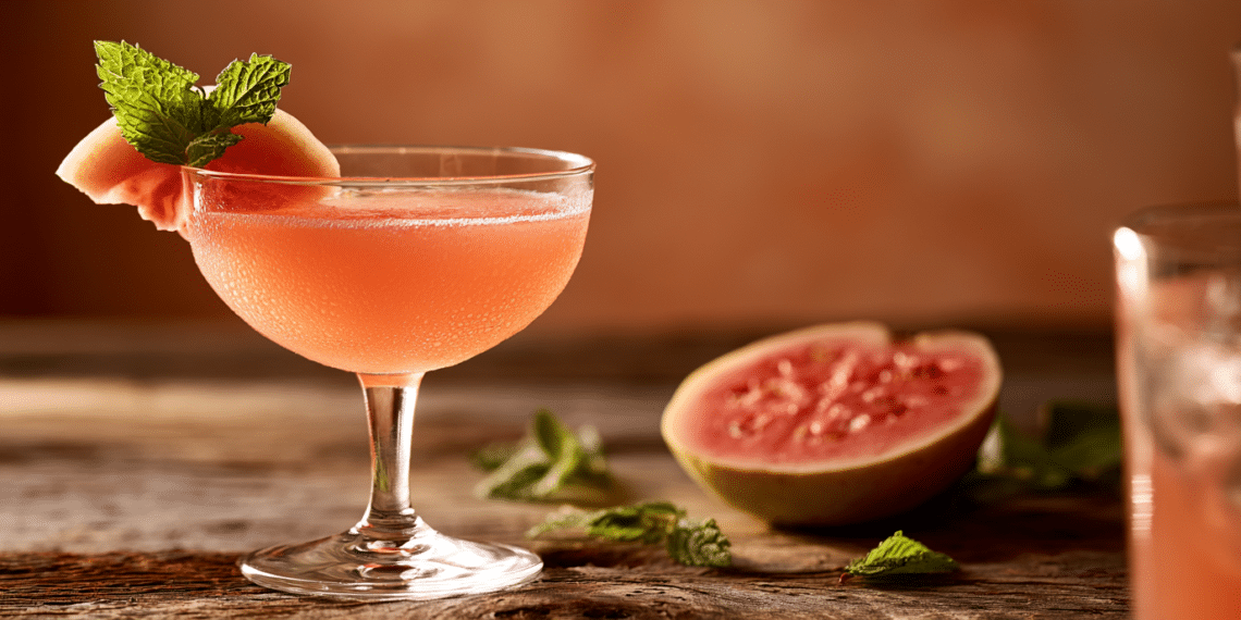 Spicy Caribbean Guava Cocktail: A Tropical Flavor Explosion - Thefoodiebunch Guava Lava Cocktail Spicy Caribbean Rum Drink