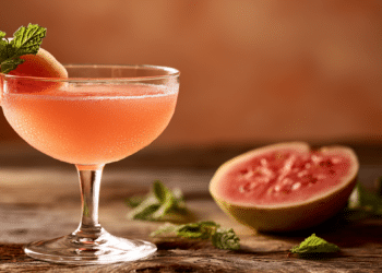 Guava Lava Cocktail Spicy Caribbean Rum Drink