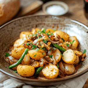Hearty Belgian Potato And Green Bean Salad Delight - Thefoodiebunch Salade Liégeoise