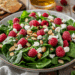 Fresh Raspberry Spinach Salad With Honey Vinaigrette