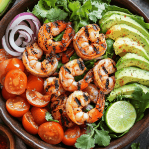Zesty Chili Lime Shrimp Salad With Fresh Avocado - Thefoodiebunch