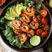 Zesty Chili Lime Shrimp Salad With Fresh Avocado