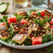 Sizzling Halloumi And Watermelon Salad A Summer Delight - Thefoodiebunch Sizzling Halloumi And Watermelon Salad A Summer Delight