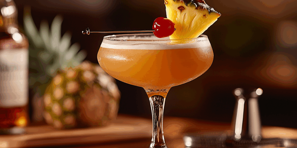 Classic Algonquin Cocktail: A Bold And Fruity Whiskey Delight
