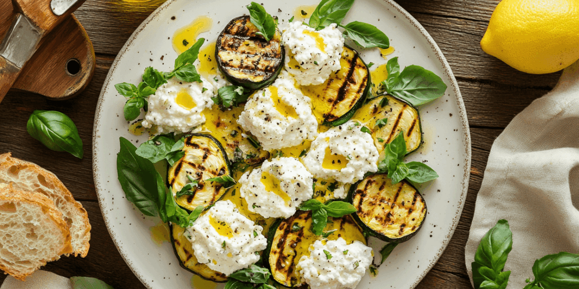 Summer’S Fresh Zucchini And Ricotta Mediterranean Delight