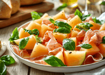 Sweet And Salty Summer Melon Salad With Prosciutto