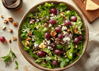 Sweet And Tangy Grapes And Gorgonzola Salad