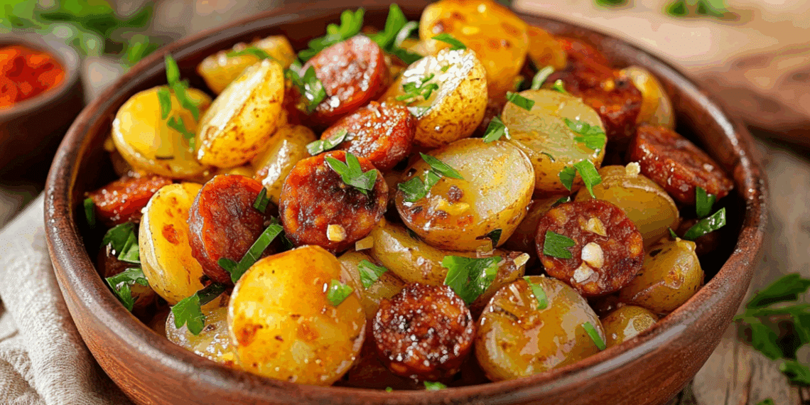 Smoky Spanish Chorizo And Potato Salad Delight