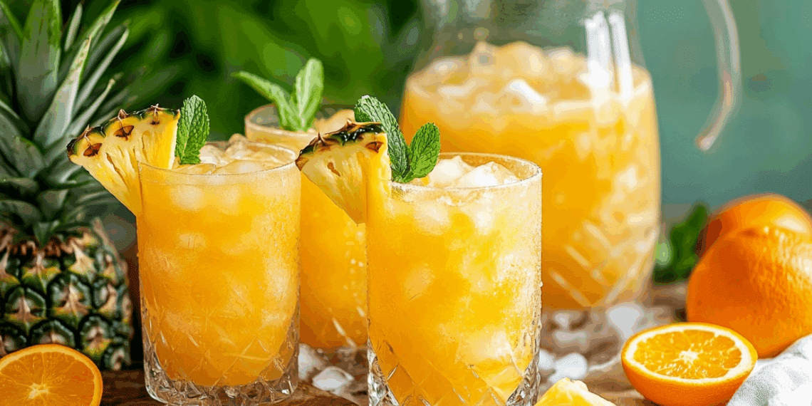 Tropical Caribbean Rum Punch For Reviving Your Spirit