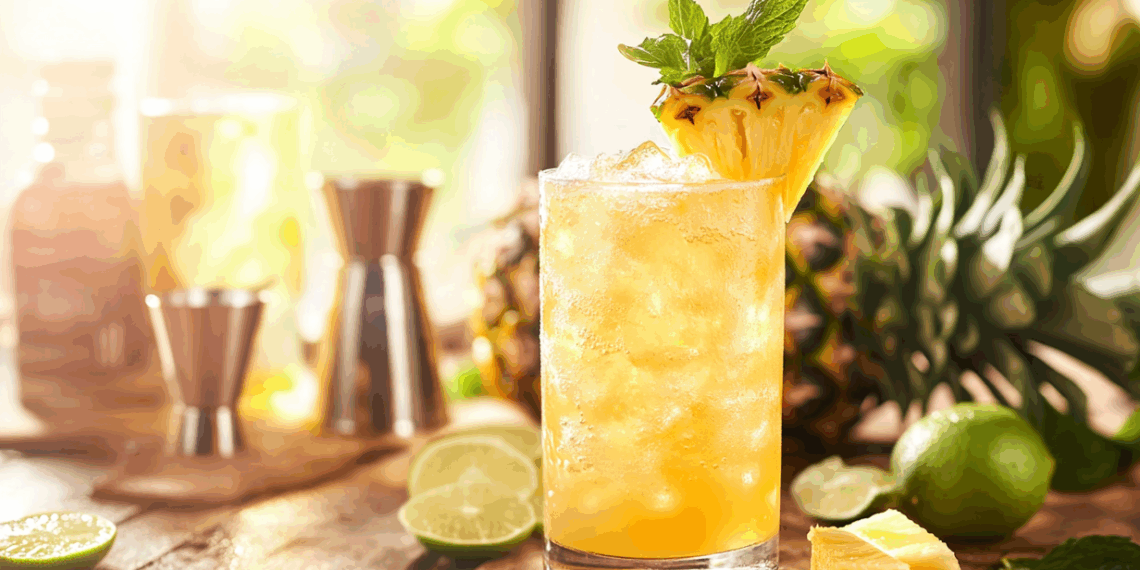 Tropical Pineapple Fizz: A Refreshing Cocktail For Summer Nights