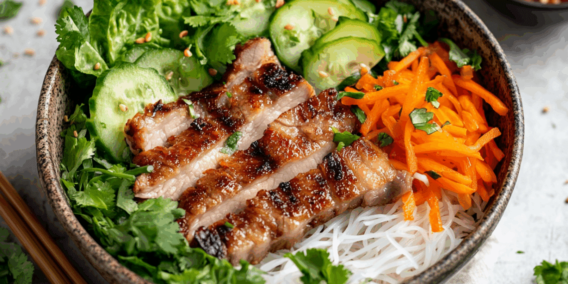 Smoky Grilled Pork And Vermicelli A Vietnamese Delight
