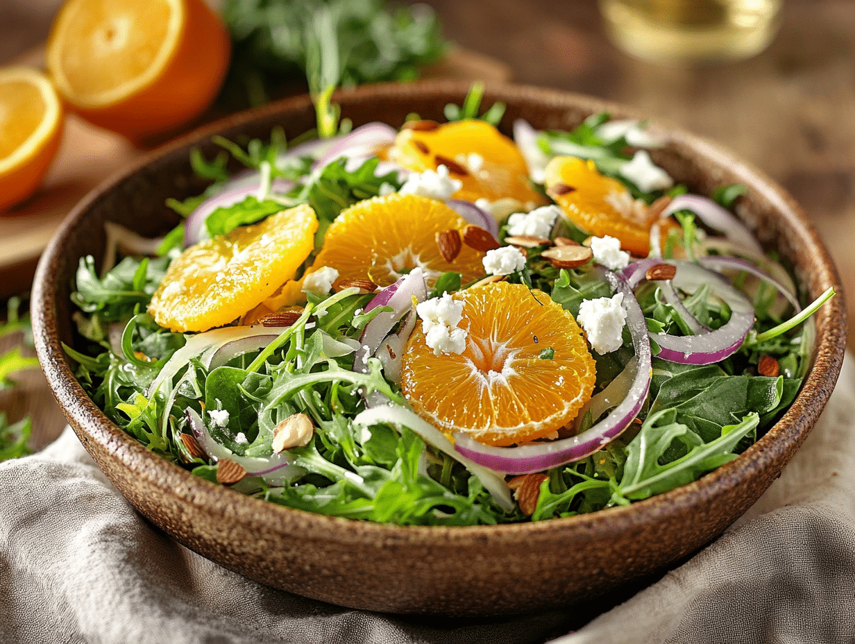 Fennel and Orange Salad with Arugula-image