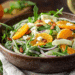 Vibrant Fennel And Orange Salad With Fresh Arugula