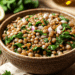 Hearty Mediterranean Lentil And Spinach Salad Bursting With Flavor