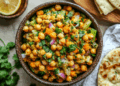 Spicy Chickpea Salad Bursting With Curry And Fresh Herbs