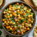 Spicy Chickpea Salad Bursting With Curry And Fresh Herbs