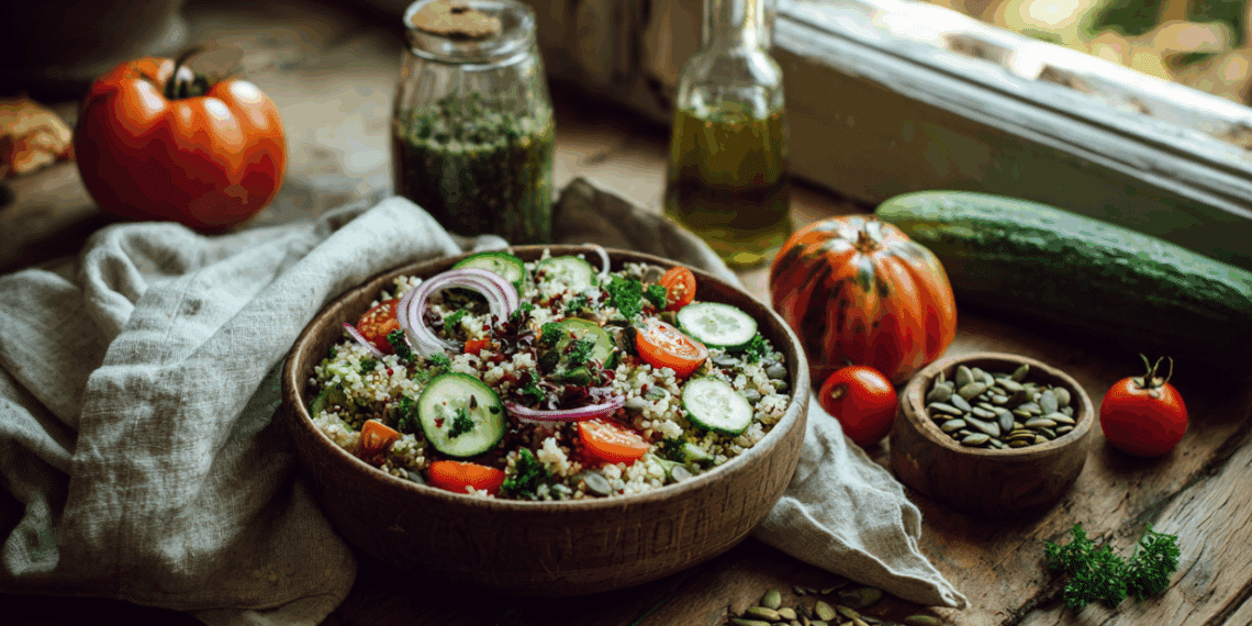 Styrian Pumpkin Seed Quinoa Salad: A Taste Of Austria