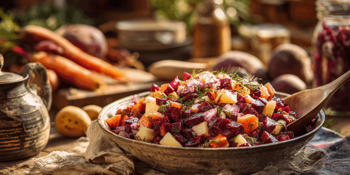 Hearty Russian Beet Salad: A Vibrant Culinary Journey