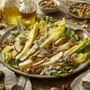 Elegant Belgian Chicory Salad With Walnuts And Blue Cheese - Thefoodiebunch