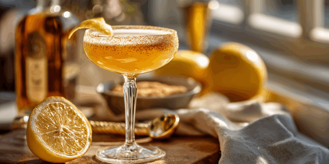 Spiced Rum Sidecar Twist From San Francisco'S Cocktail Scene - Thefoodiebunch Cable Car Cocktail