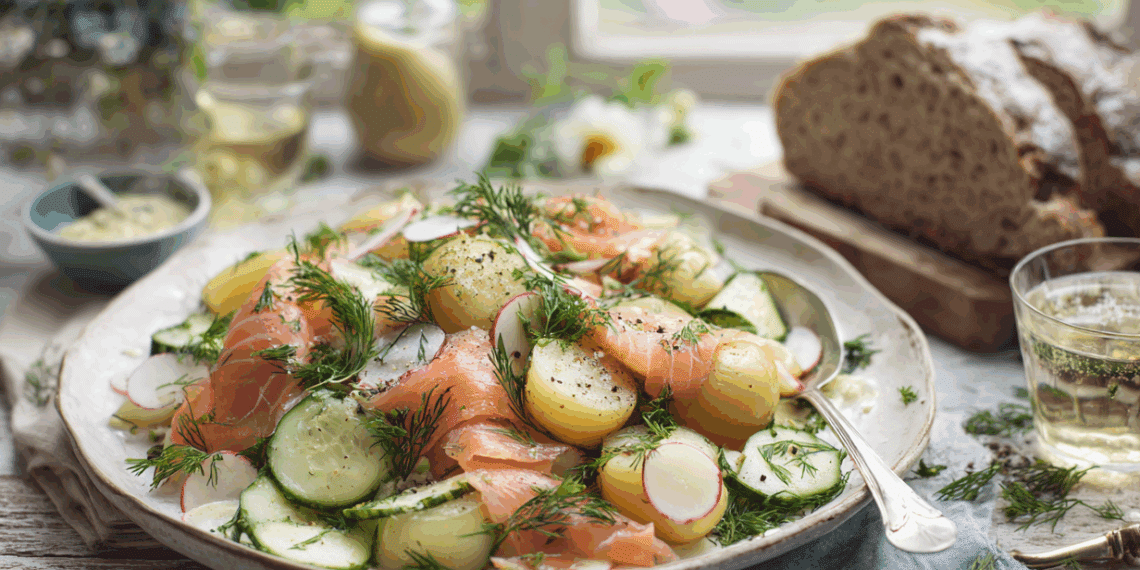 Finnish Smoked Salmon And Dill Salad