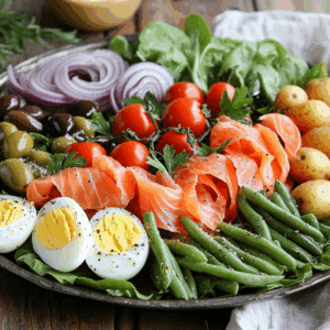 Luxurious Smoked Salmon Nicoise Salad With French Flair - Thefoodiebunch Luxurious Smoked Salmon Nicoise Salad With French Flair - Thefoodiebunch