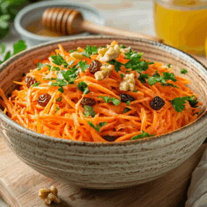 Sweet And Crunchy Carrot Salad For Bright Meals - Thefoodiebunch