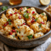 Roasted Cauliflower Salad With Creamy Tahini Dressing