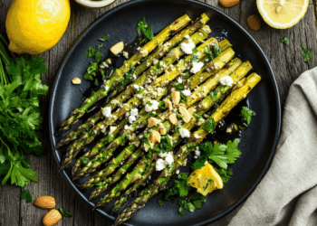 Zesty Grilled Asparagus Salad With Mediterranean Flair