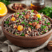 Autumn Wild Rice Salad With Cranberries And Pecans