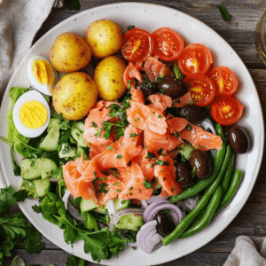 Smoked Salmon Niçoise Salad: A French Mediterranean Delight - Thefoodiebunch