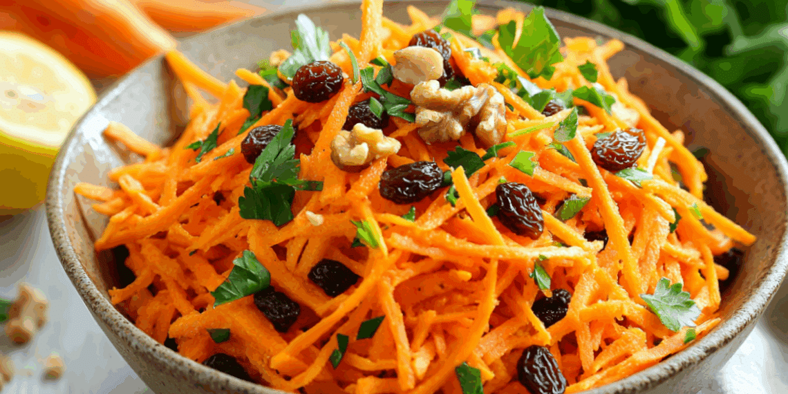 Sweet And Crunchy Carrot Raisin Salad: A Fresh Delight