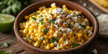 Charred And Creamy Mexican Street Corn Salad Delight