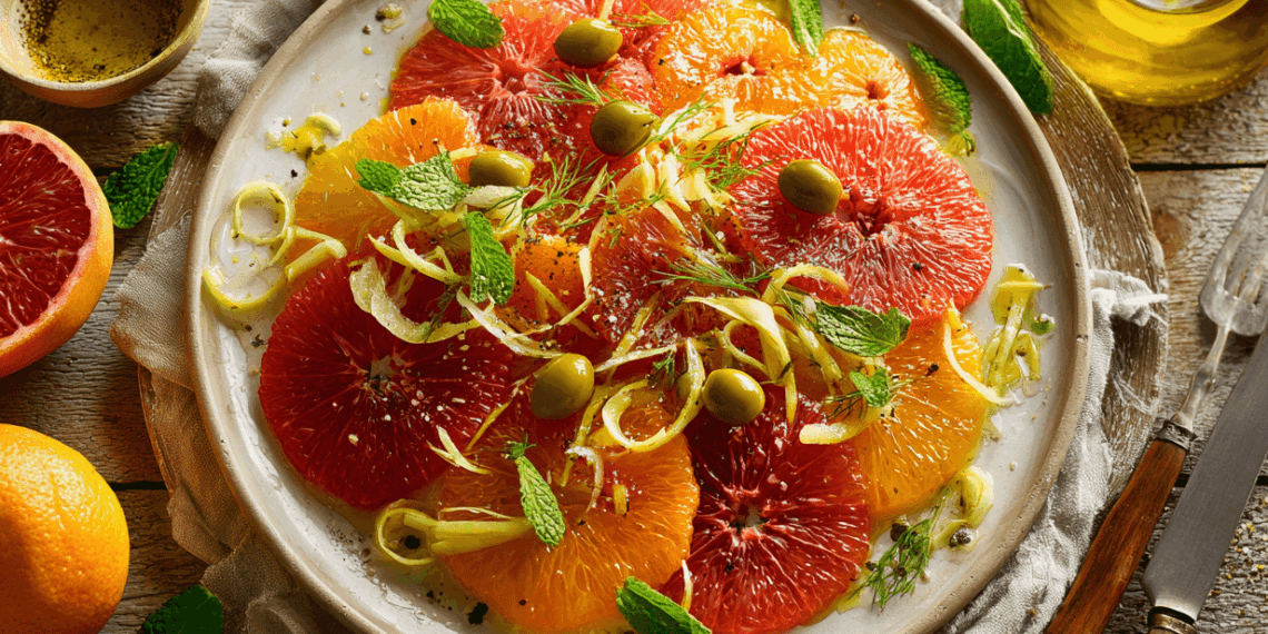 Sicilian Citrus And Olive Salad: A Mediterranean Delight