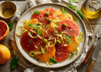 Sicilian Citrus And Olive Salad: A Mediterranean Delight