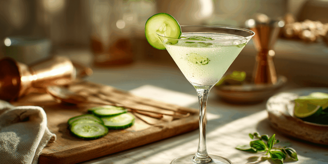Cucumber Martini: Garden Fresh Cocktail For Sophisticated Sipping