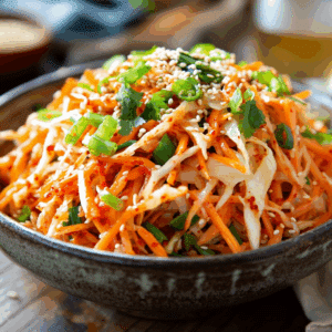 Fiery Korean Kimchi Slaw Bursting With Flavor - Thefoodiebunch
