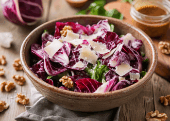 Bitter Greens Dance With Nutty Walnut Vinaigrette Elegance