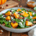 Autumn’S Sweetness: Roasted Pumpkin And Spinach Salad