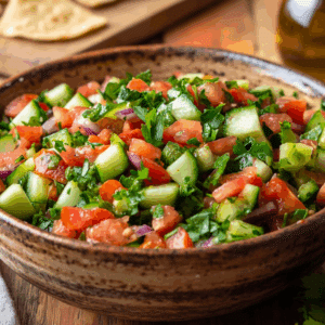 Sumac-Spiced Fattoush: A Vibrant Middle Eastern Salad - Thefoodiebunch Sumac-Spiced Fattoush: A Vibrant Middle Eastern Salad - Thefoodiebunch
