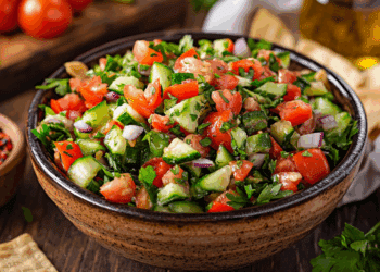 Sumac-Spiced Fattoush: A Vibrant Middle Eastern Salad