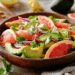 Zesty Mediterranean Avocado And Grapefruit Salad Delight