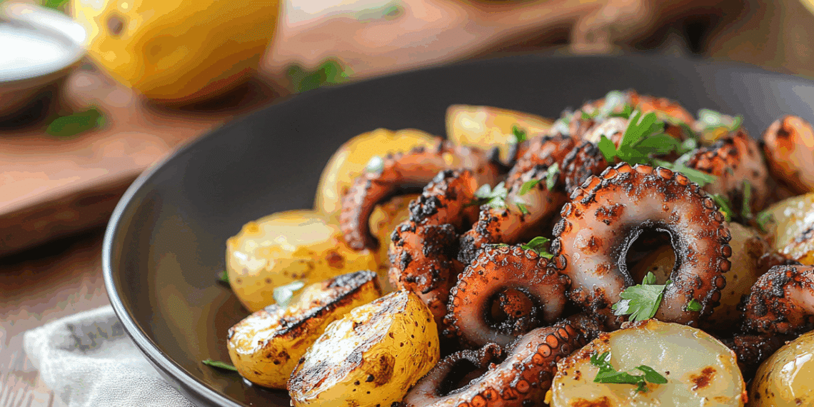 Mediterranean Octopus And Potato Salad: A Seaside Delight