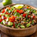 Zesty Black Eyed Pea Salad With Cilantro And Lime