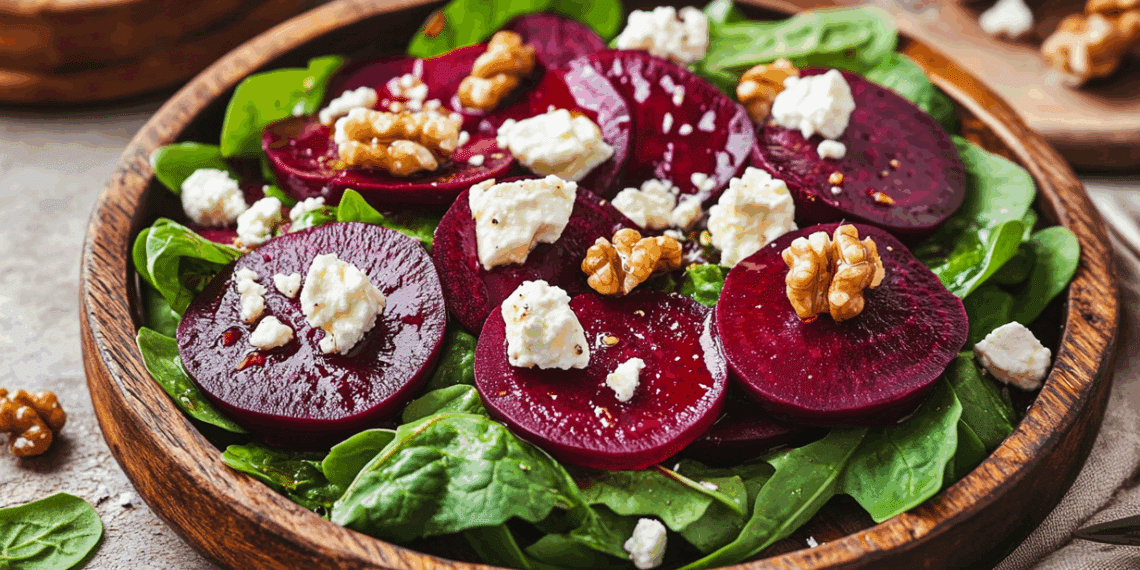 Tangy Mediterranean Beet Salad With Feta And Walnuts - Thefoodiebunch Tangy Mediterranean Beet Salad With Feta And Walnuts