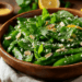 Crisp Snow Pea And Mint Salad With Zesty Lemon Dressing