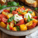 Summer’S Best Panzanella With Burrata And Heirloom Tomatoes