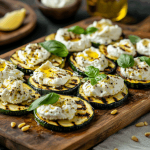 Grilled Zucchini And Ricotta A Mediterranean Delight - Thefoodiebunch